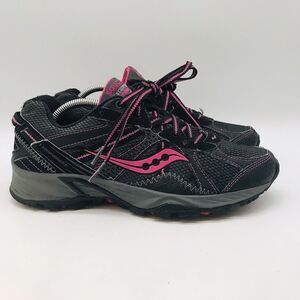 Saucony Excursion TR 7 15170-1 Running Shoe Women's 8 Black Pink Low Top Sneaker